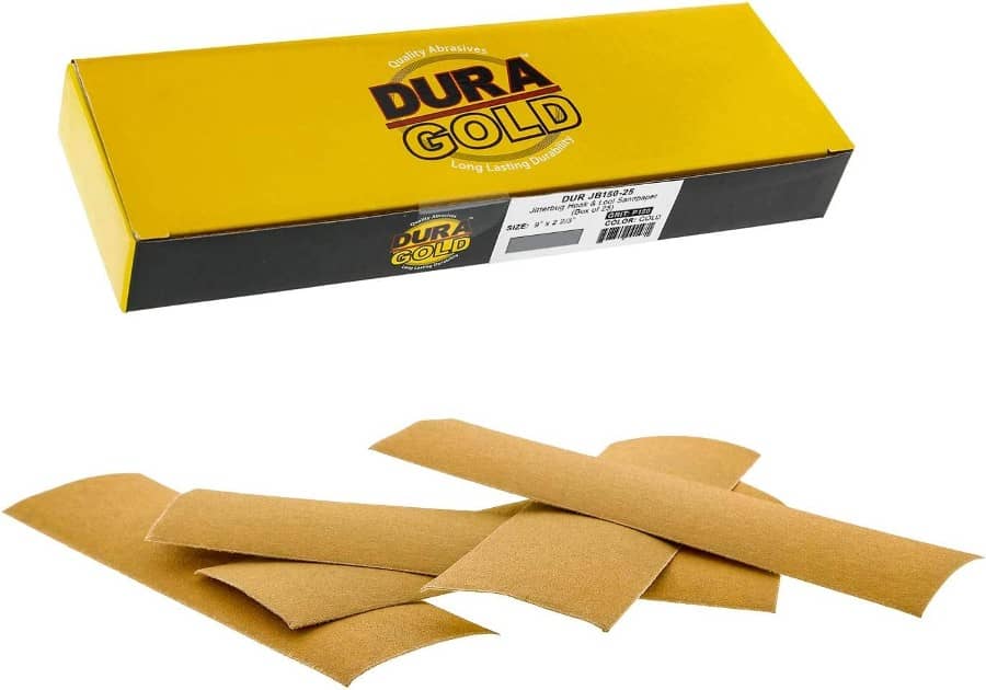 Dura-Gold Premium Gold Sandpaper Sheets