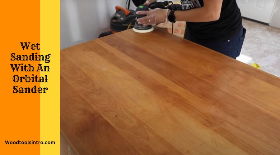 Wet Sanding With An Orbital Sander